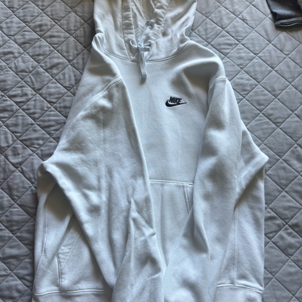 Nike White Hoodie
